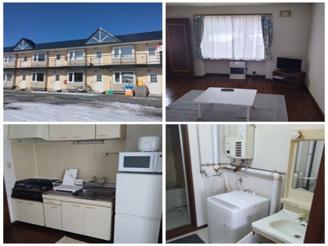 綺麗なアパート寮で生活も快適間違いなし！