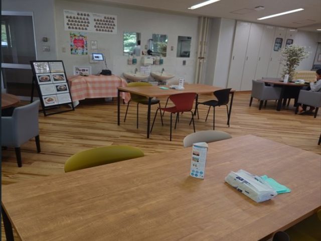 食堂メニューも充実してます！