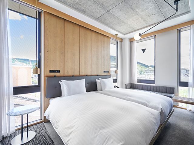 開放感のある客室