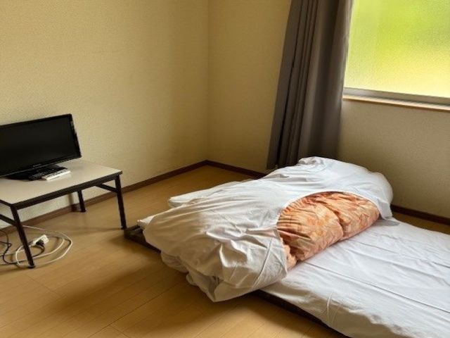 寮②です【すのこの上布団】