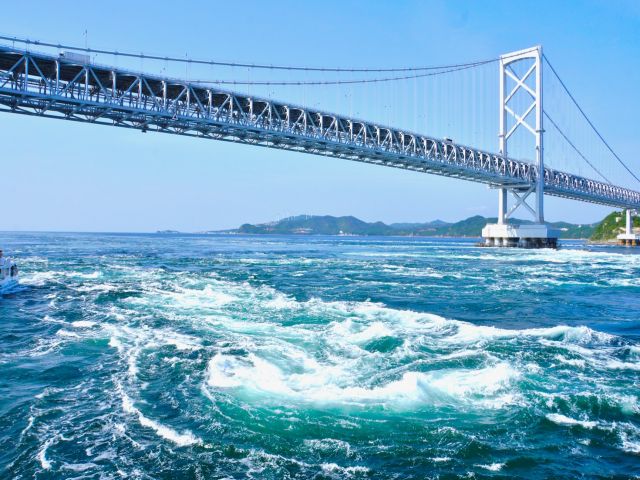 休日は鳴門海峡へ