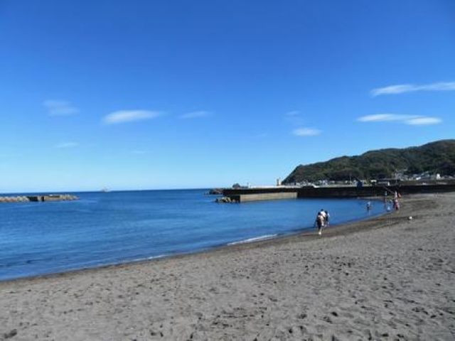 施設の目の前は伊東の海！！