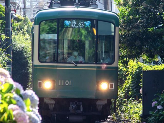 鎌倉と言えば江ノ電ですね