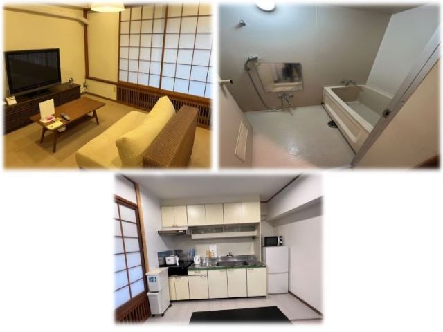 寮の共同スペースです。お風呂から出るお湯は温泉だそうです♪