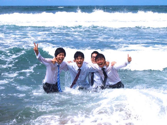 近隣には海水浴場もあります。