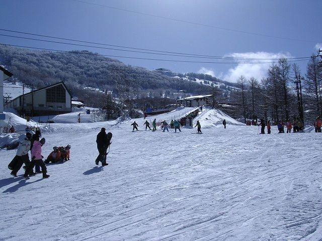 ゲレンデをめいいっぱい使ってスキーの実力をアップさせよう！！