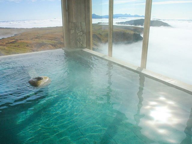 大絶景の大浴場に毎日入れます♪