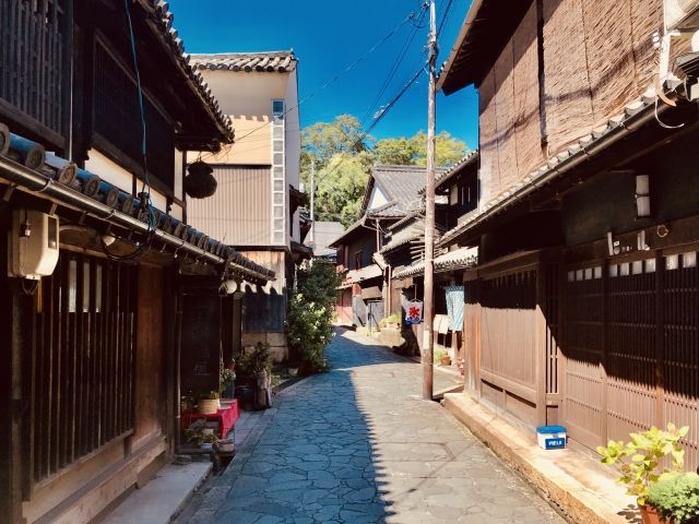 昔ながらの街並み