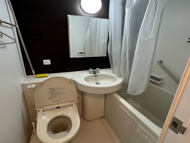 完全個室でユニットバスタイプのお部屋です！