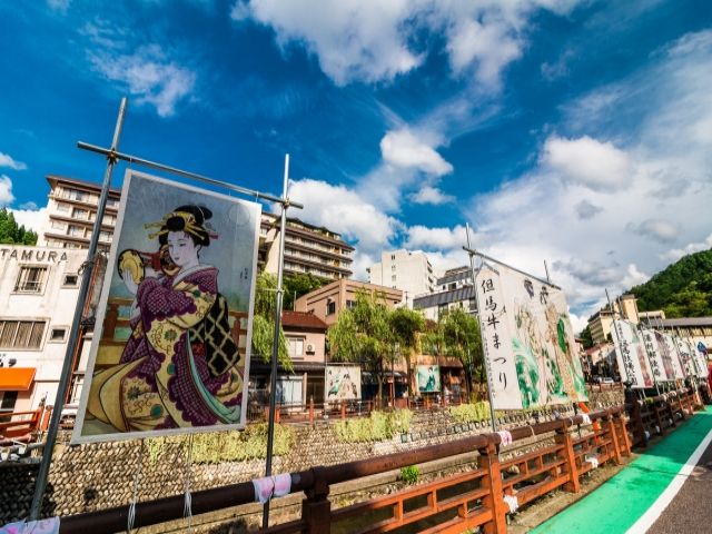 湯村温泉はとってものどかで素敵な温泉地です♪