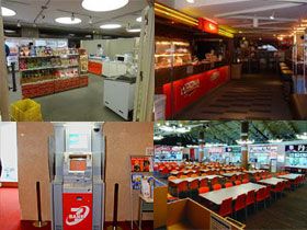 ホテル内は商業施設も充実☆
足りないものはネット注文の可能です