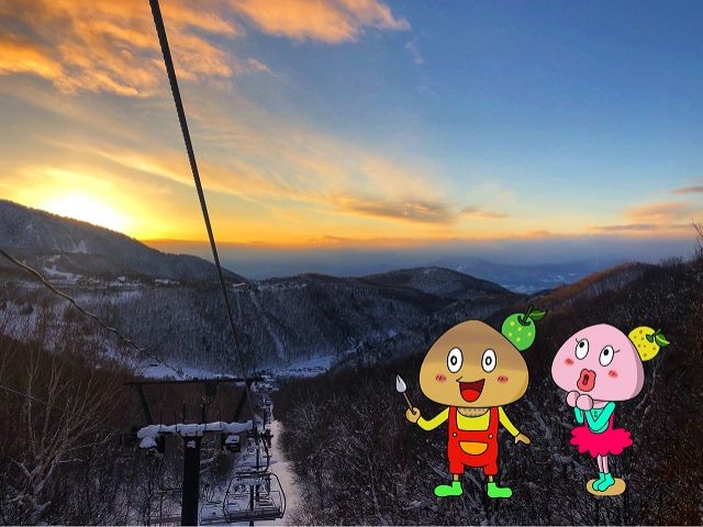 冬は空気も澄んでいるから山頂から見る夕陽は凄く綺麗ダケ♪松子さんにも見せたかったダケ♪