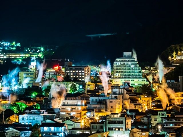 別府の町並み