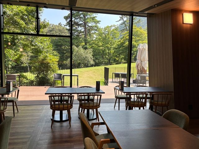 開放感のあるレストラン♪