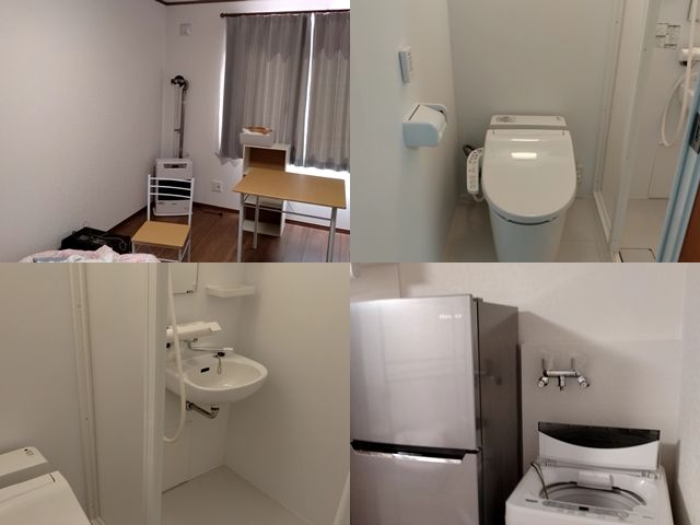 寮は完全個室で過ごしやすい♪