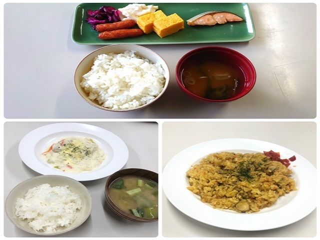 3食美味しい賄い付きです☆
何が出るかお楽しみに！