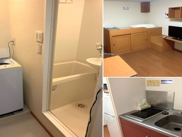 寮の様子です(複数あるため設備は異なります)