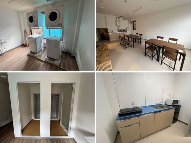 共同スペースの設備は全て新品！大切に使ってくださいね。