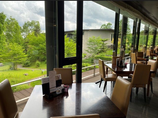 開放感のあるレストラン♪