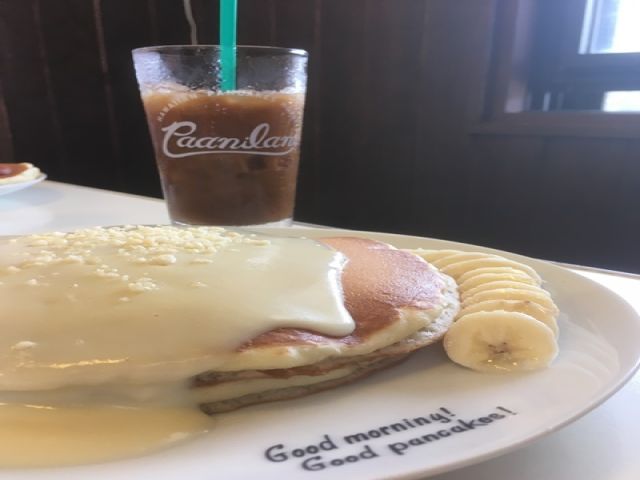 人気のパンケーキ屋さんも近くにあります！！