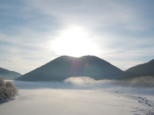 幻想的な風景を目の前に♪