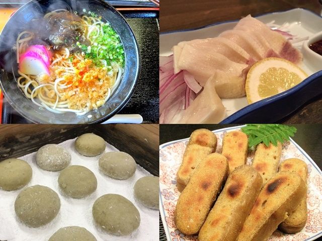 島でしか味わうことの出来ないグルメがたくさん。