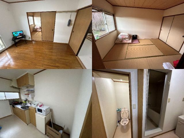 部屋に風呂・トイレ・洗濯機付きのきれいな寮です＊
