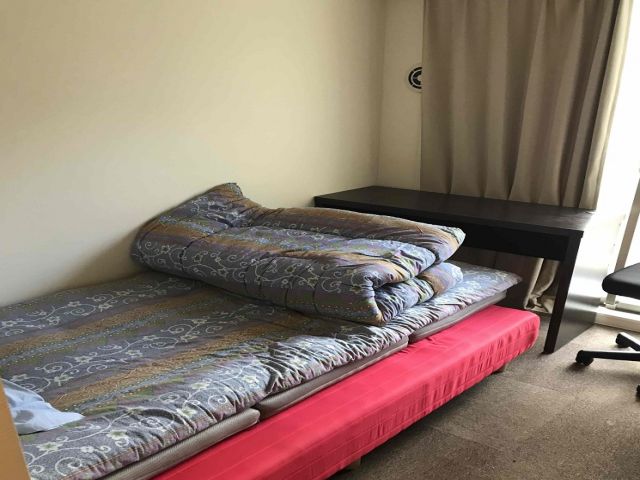 男性向けのお部屋
お部屋内にユニットバスがあります