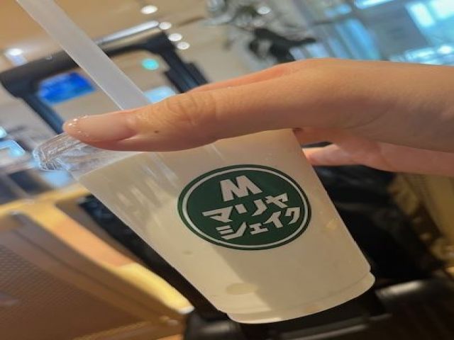 石垣名物マリヤシェイク♪空港でも楽しめますよ。