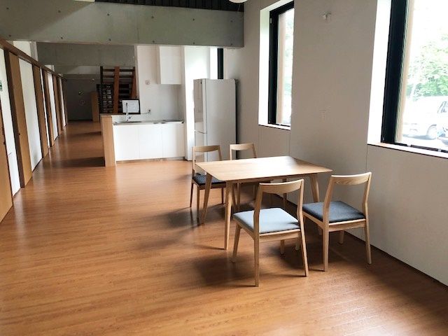 寮内共有スペース！新築寮です！