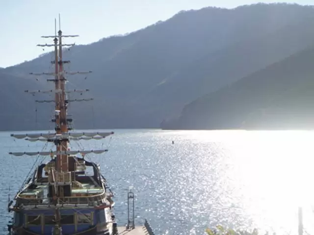 休日に海賊船に乗ることもできるエリアなんです