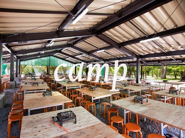 キャンプ場も併設している施設になります♪