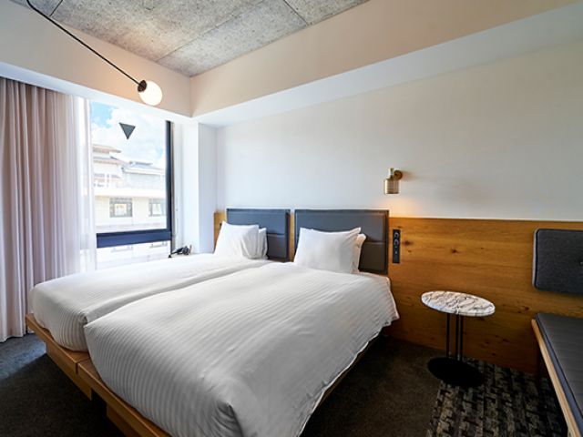 開放感のある客室