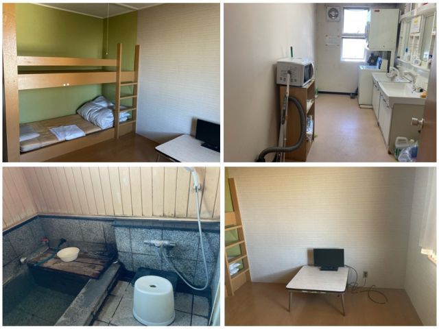 ☆男性寮はお風呂が温泉です！