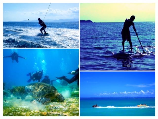 マリンアクティビティも当然たのしめますよ♪