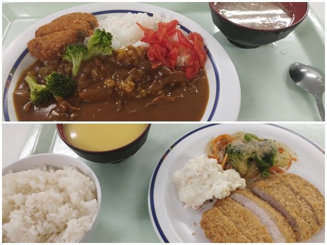 従業員食堂も日替わりメニューで、美味しいと評判です！