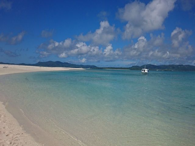 久米島は海がとてもキレイです♪