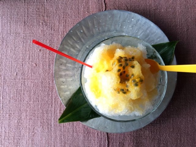 夏はやっぱりかき氷！夏のフルーツを楽しんでくださいね。