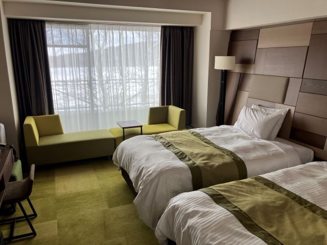 きれいな客室寮にご案内！キッチン付きのお部屋もありますよ！