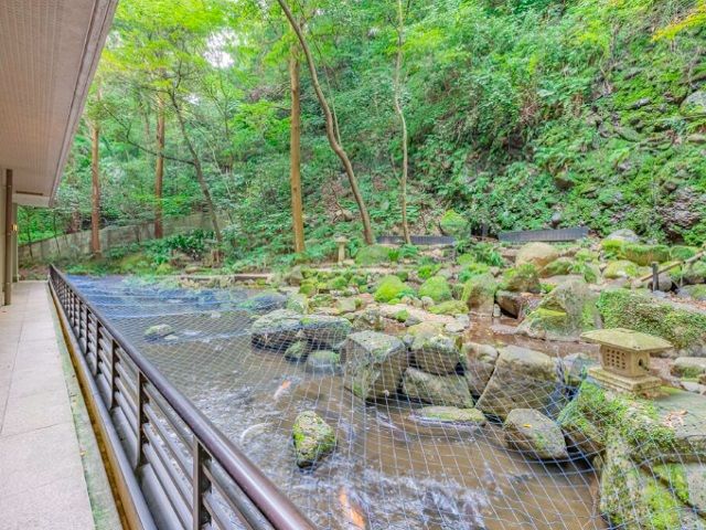 開放的な庭園！