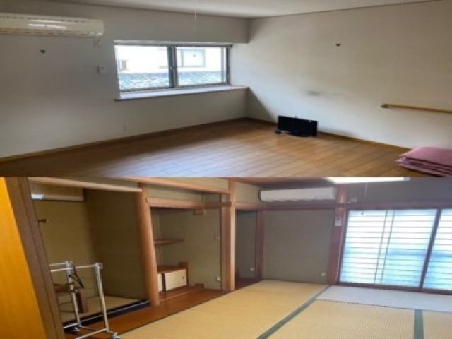 部屋は洋室と和室がございます。８畳ほどの広めのお部屋☆