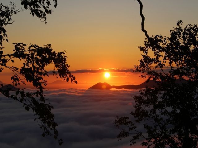 運が良ければ雲海もいっぱい見れますよ☆
