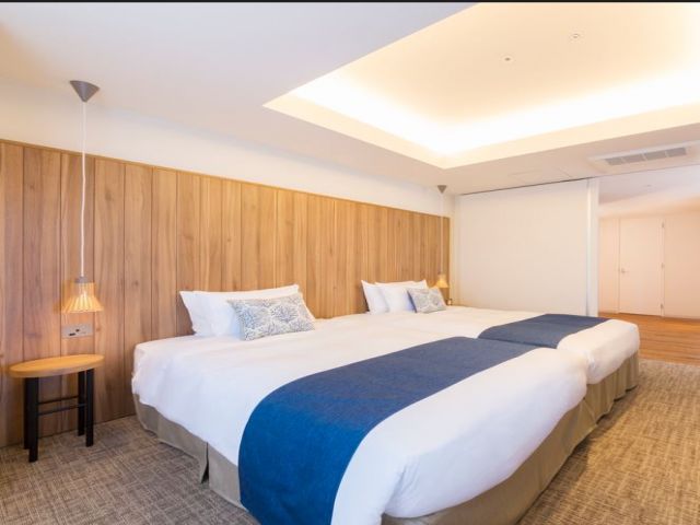 客室一例です。客室清掃に入って頂くこともあります。