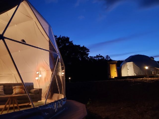 グランピング施設もあります！