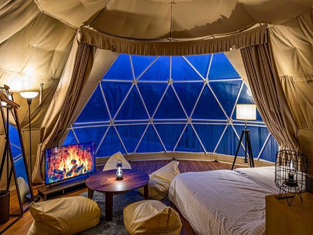 2023年にオープンしたばかりのおしゃれなグランピング施設です♪自慢できる環境です！！