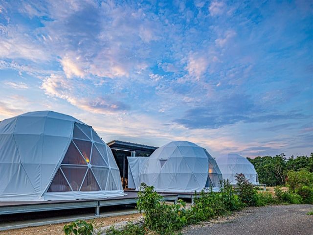 グランピング施設内の清掃業務もございます♪※難しい業務はありません。体力があれば大丈夫です