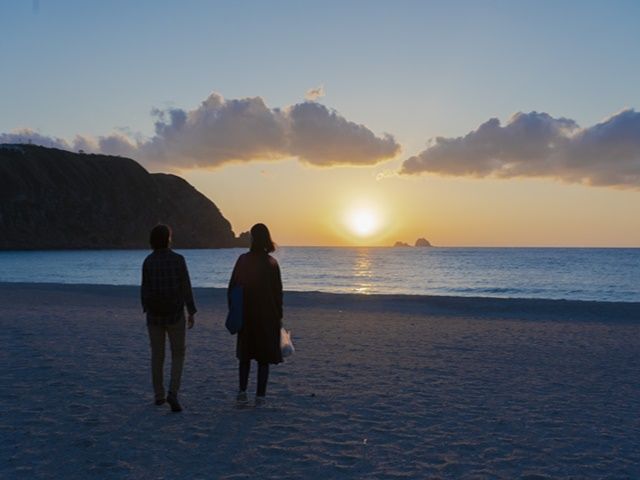 一日の終わりの夕日が最高です・・・