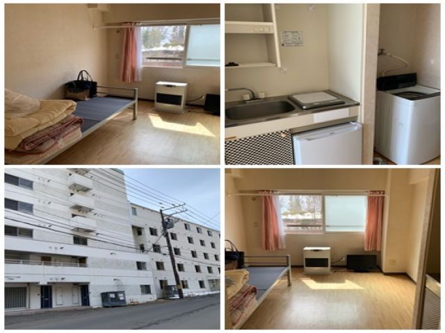 ユニットバス、ミニキッチン、洗濯機付きの個室寮★