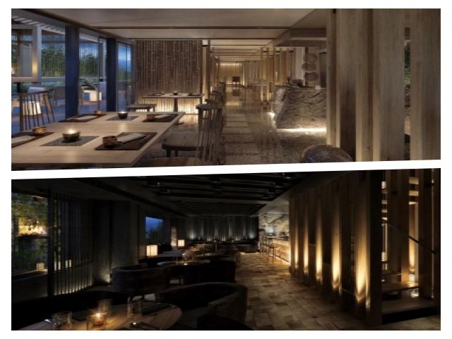 地元の食材を取り込み、季節を五感で感じられる料理を提供したり、地酒も味わえるレストラン☆