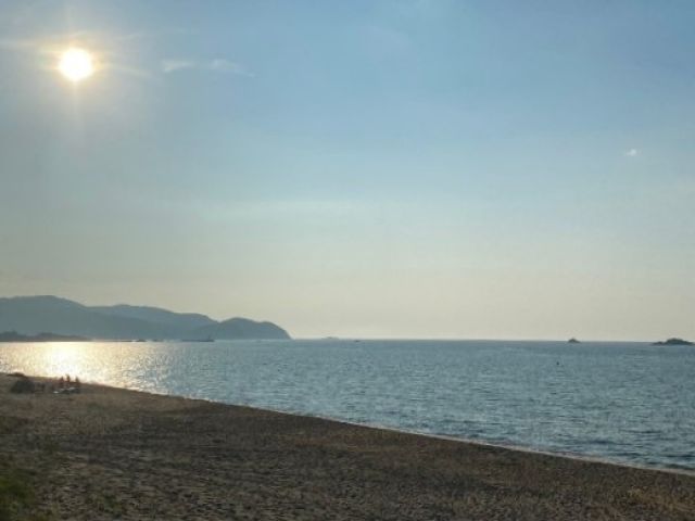 夕日は絶景です。周辺のお散歩も楽しいですよ。